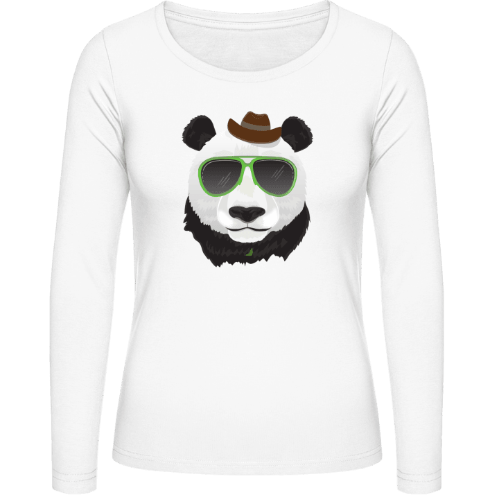 Hipster Panda Vrouwen Lange Mouw Shirt 0 image