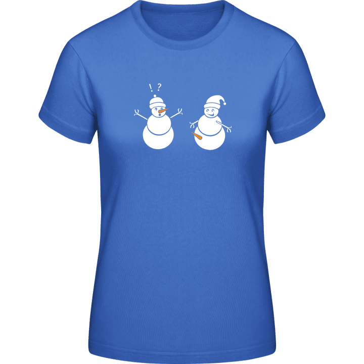 Snowman T-shirt för kvinnor 0 image