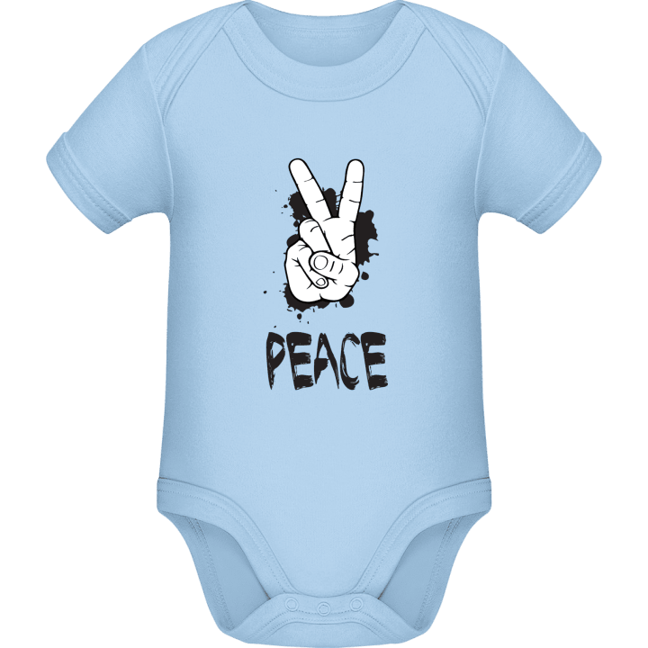 Peace Victory Baby Strampler contain pic