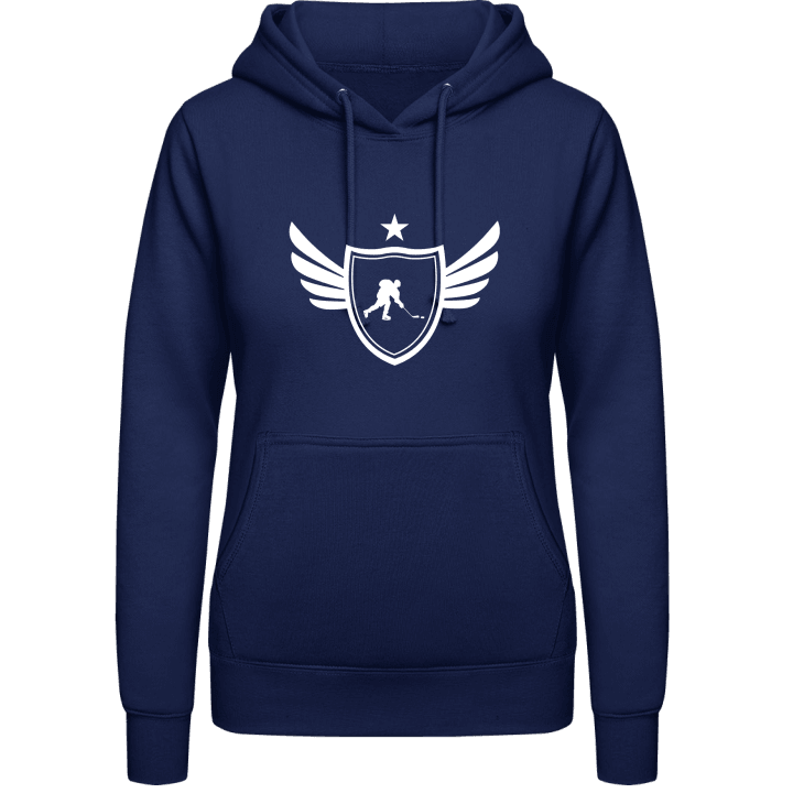 Ice Hockey Winged Sweat à capuche pour femme contain pic
