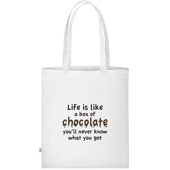 Life Is Like A Box Of Chocolate Väska av tyg contain pic