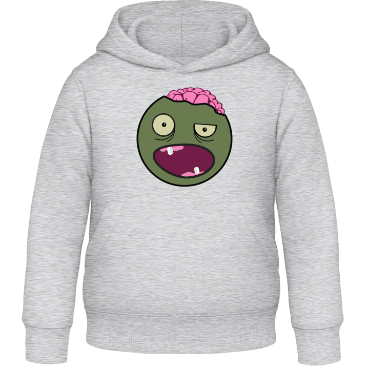 Zombie Brain Smiley Kids Hoodie contain pic