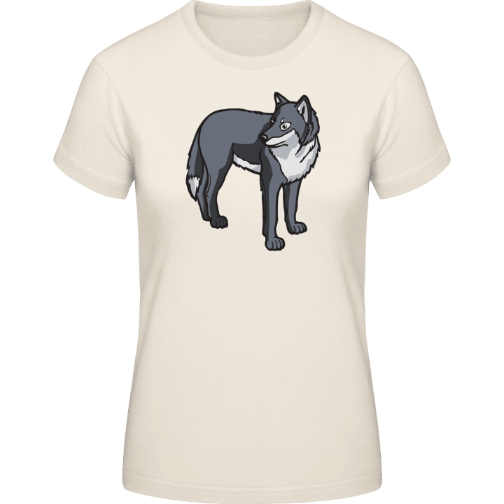 Wolf Illustration Frauen T-Shirt 0 image