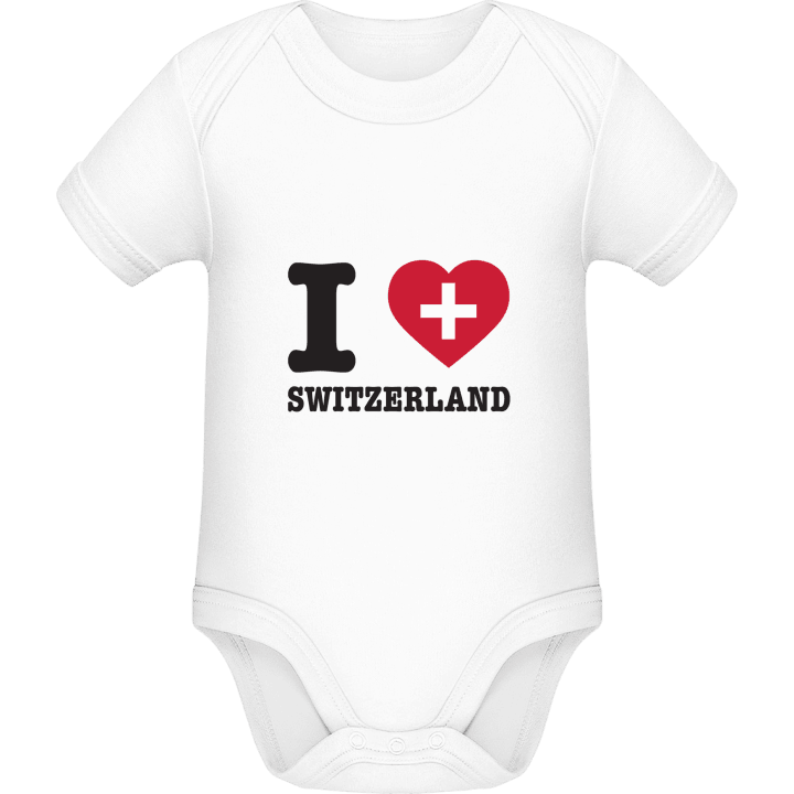 I Love Switzerland Baby romper kostym contain pic