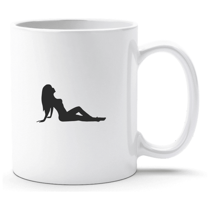 Sexy Woman Silhouette Cup contain pic