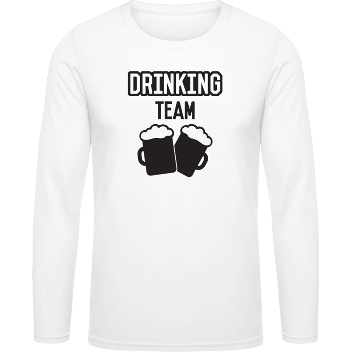 Beer Drinking Team Shirt met lange mouwen contain pic