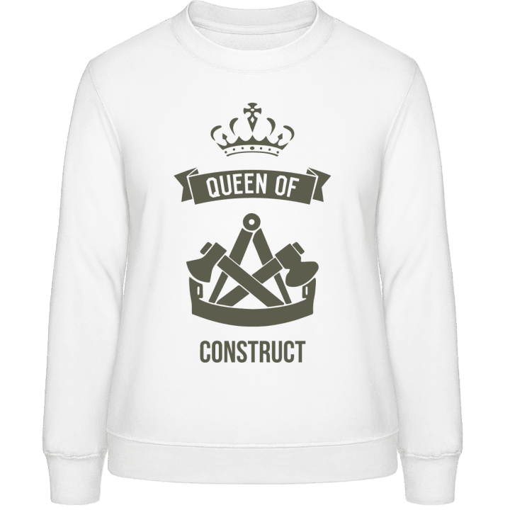 Queen Of Contruct Sweatshirt för kvinnor contain pic