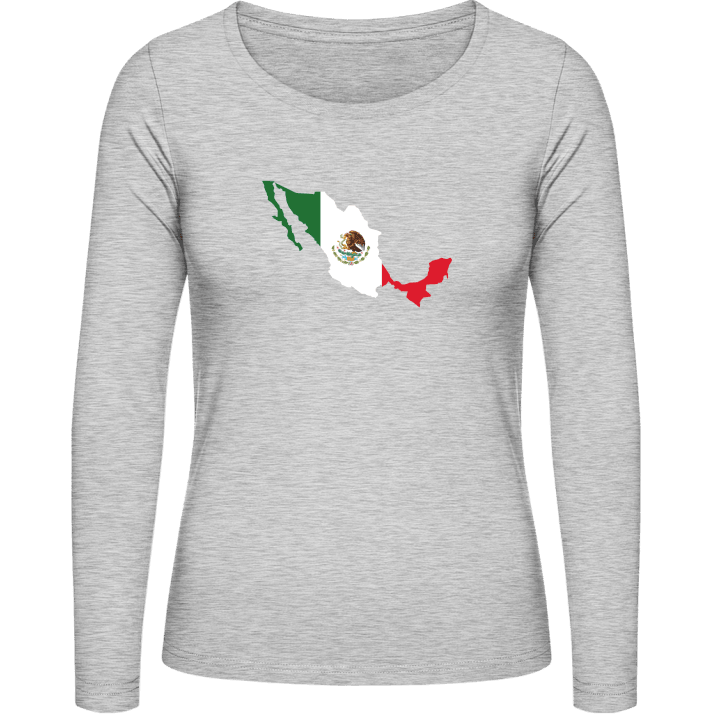 Mexican Map Vrouwen Lange Mouw Shirt contain pic