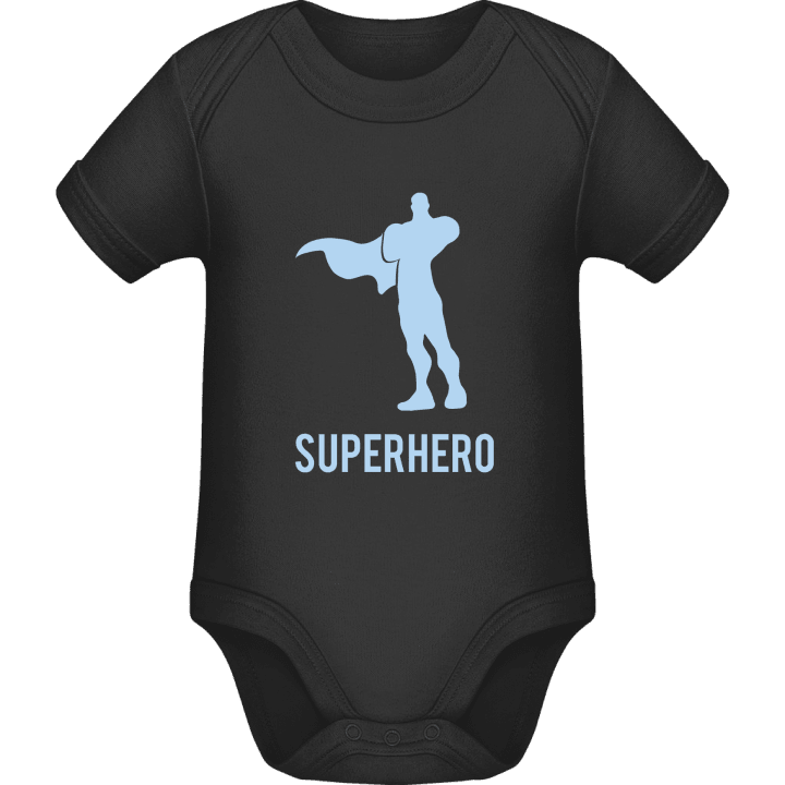 Superhero Silhouette Baby Strampler contain pic