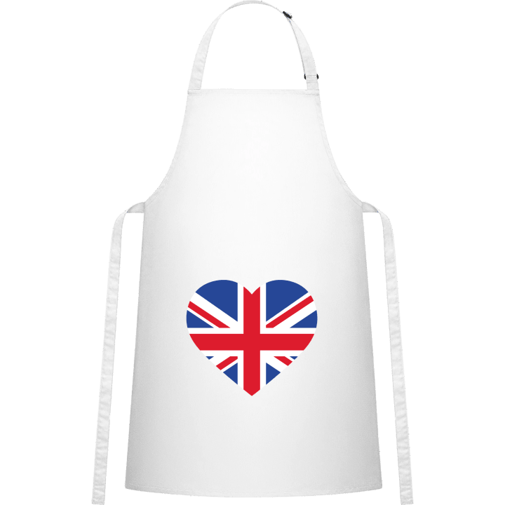 Great Britain Heart Flag Delantal de cocina contain pic