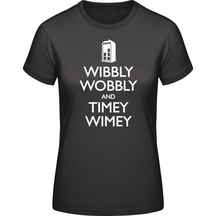 Wibbly Wobbly and Timey Wimey Vrouwen T-shirt 0 image