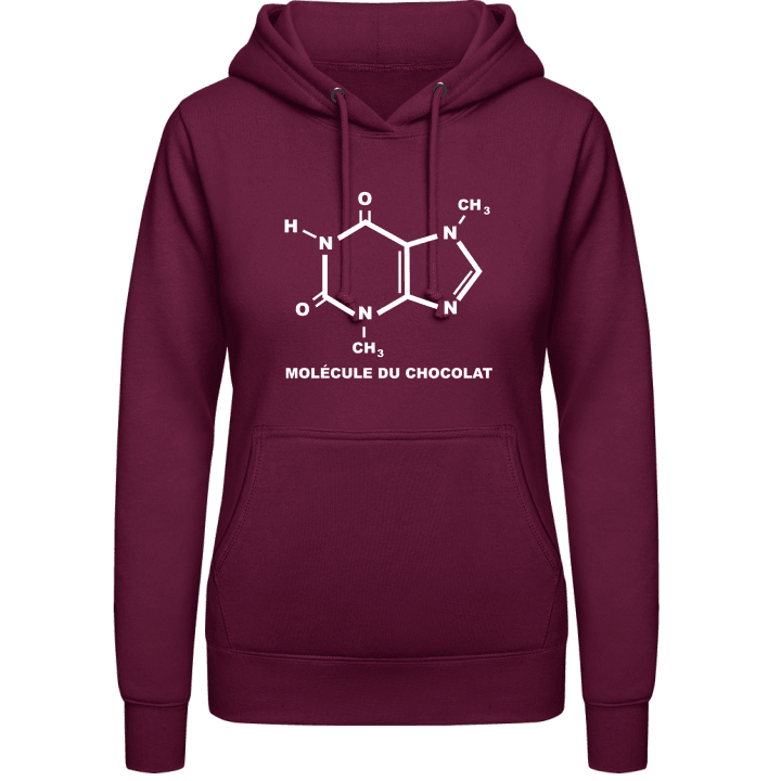Chocolat Vrouwen Hoodie contain pic