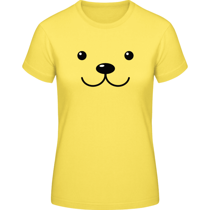 Teddy Bear Smiley Face T-shirt för kvinnor 0 image