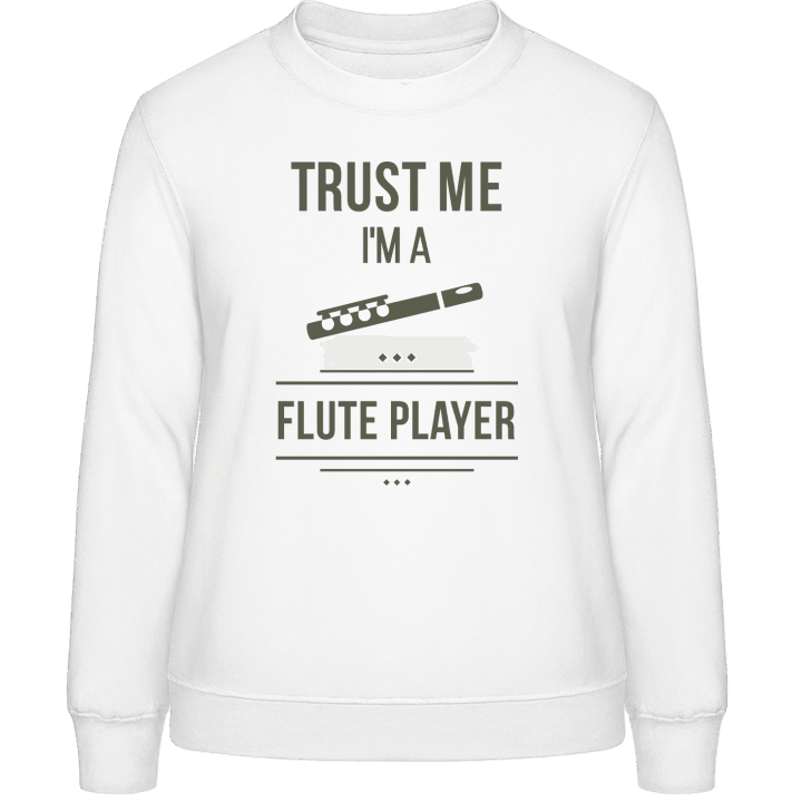 Trust Me I´m A Flute Player Genser for kvinner contain pic