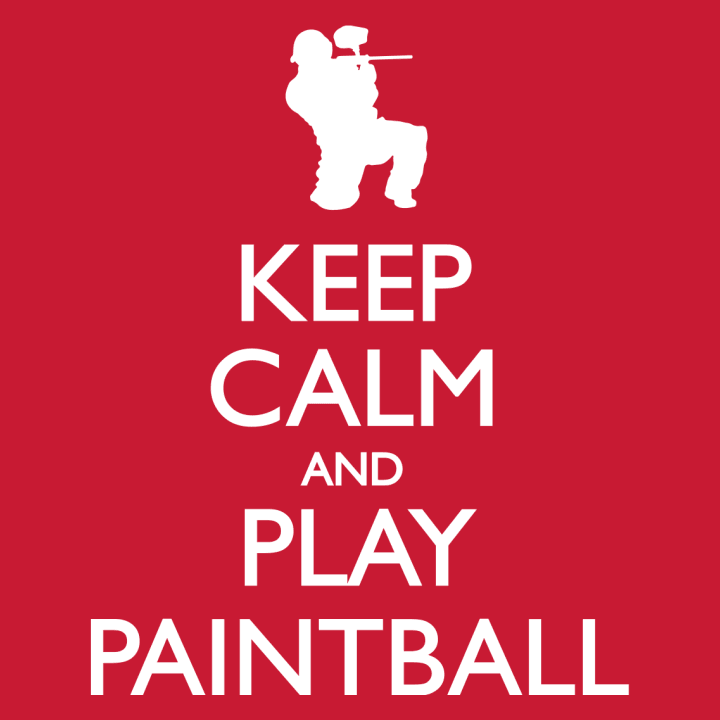 Keep Calm And Play Paintball Vrouwen Lange Mouw Shirt 0 image