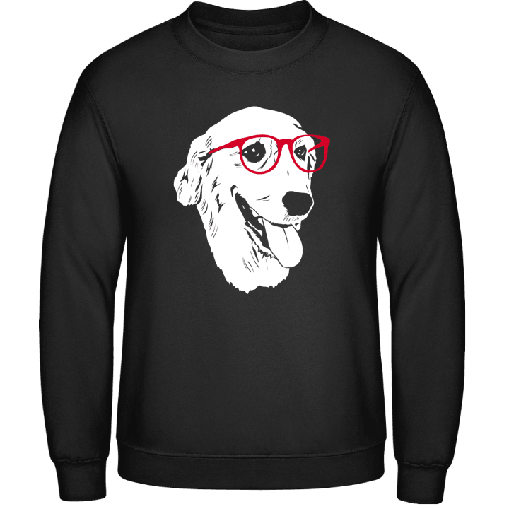 Dog With Glasses Sweatshirt 0 image