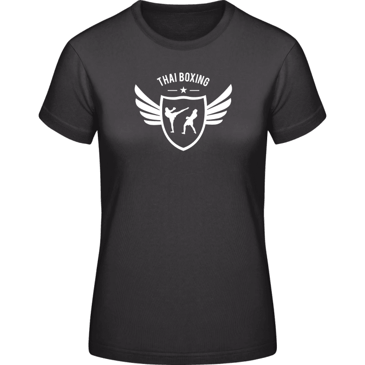 Thai Boxing Winged Vrouwen T-shirt contain pic
