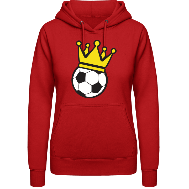 Football King Sudadera con capucha para mujer contain pic