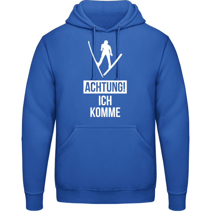 Achtung ich komme Skisprung Hoodie contain pic