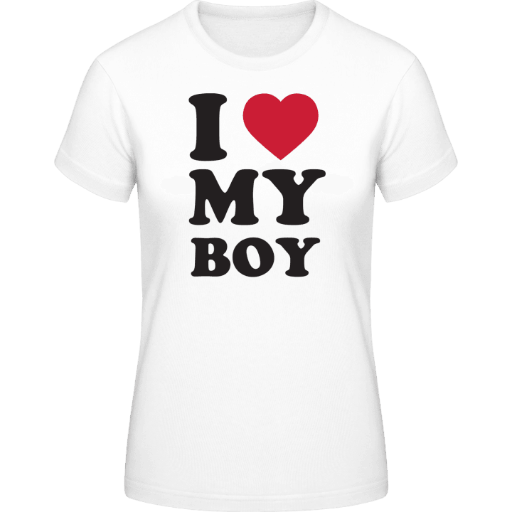 I Love My Boy Vrouwen T-shirt 0 image