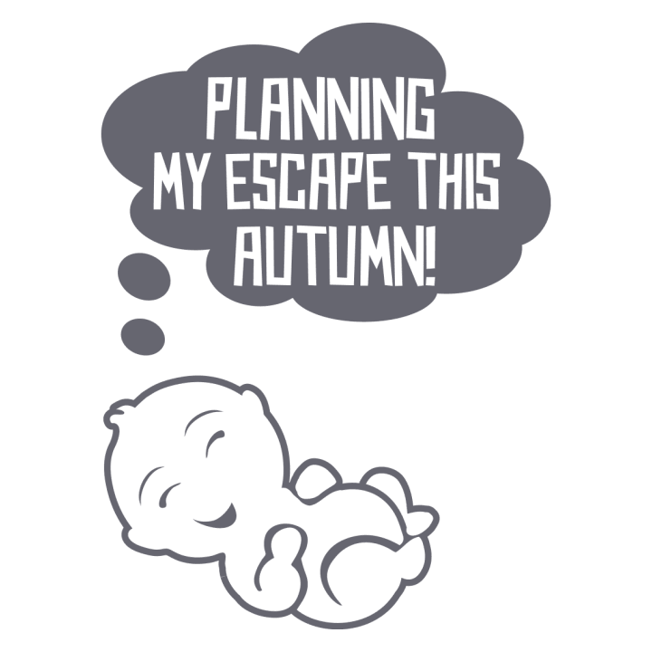 Baby Planning My Escape This Autumn T-skjorte for kvinner 0 image