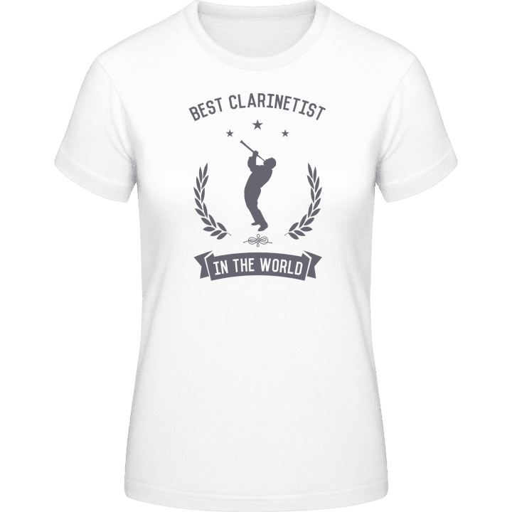 Best Clarinetist In The World T-shirt för kvinnor contain pic