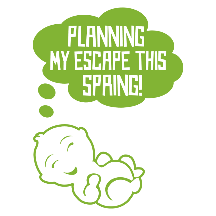 Baby Planning My Escape This Spring T-skjorte for kvinner 0 image