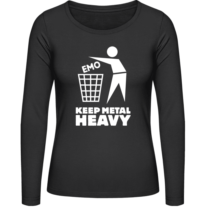 Keep Metal Heavy Vrouwen Lange Mouw Shirt contain pic