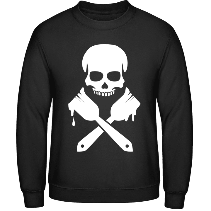 Painter Skull Sweatshirt contain pic