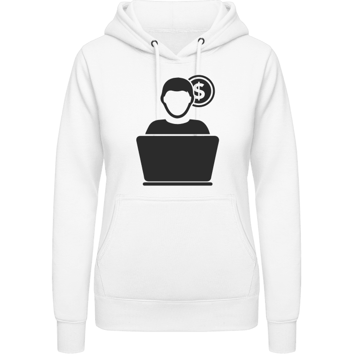 Accountant Silhouette Vrouwen Hoodie contain pic