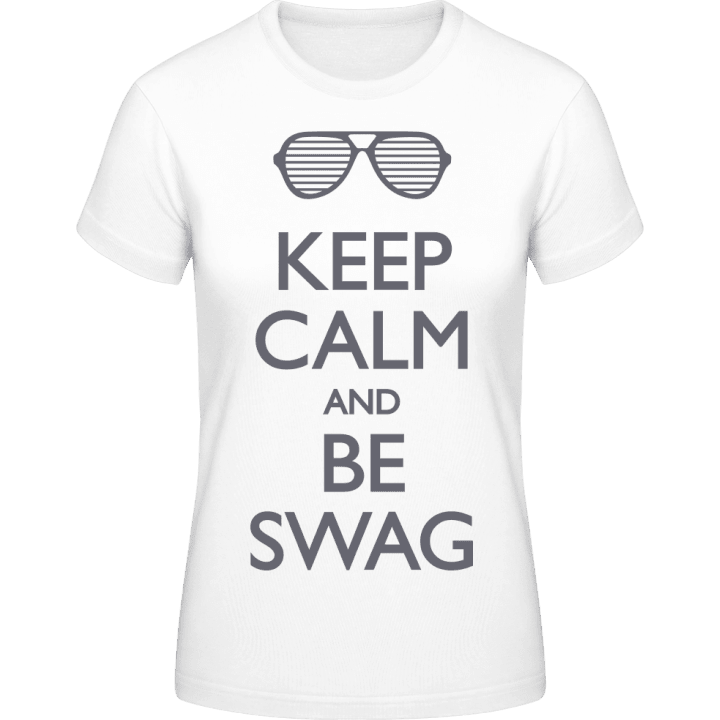 Keep Calm and be Swag T-shirt til kvinder 0 image