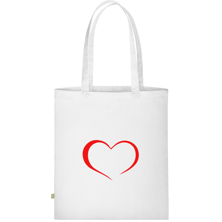 Heart Logo Väska av tyg contain pic