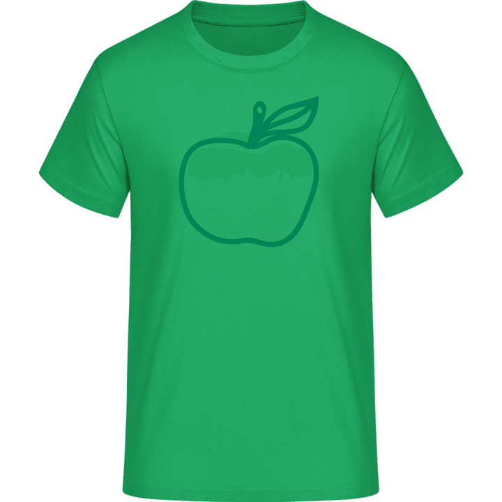 Green Apple With Leaf T-Shirt contain pic