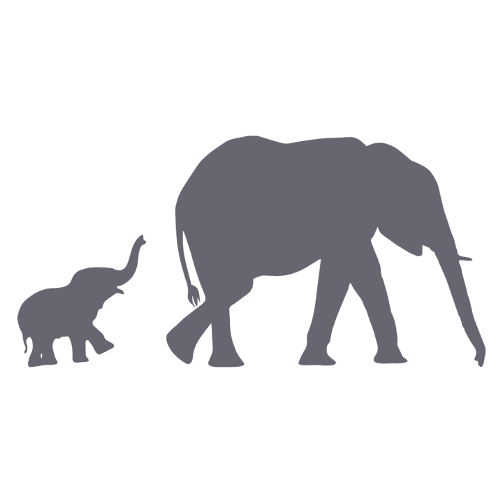 Elephants Illustration Långärmad skjorta 0 image