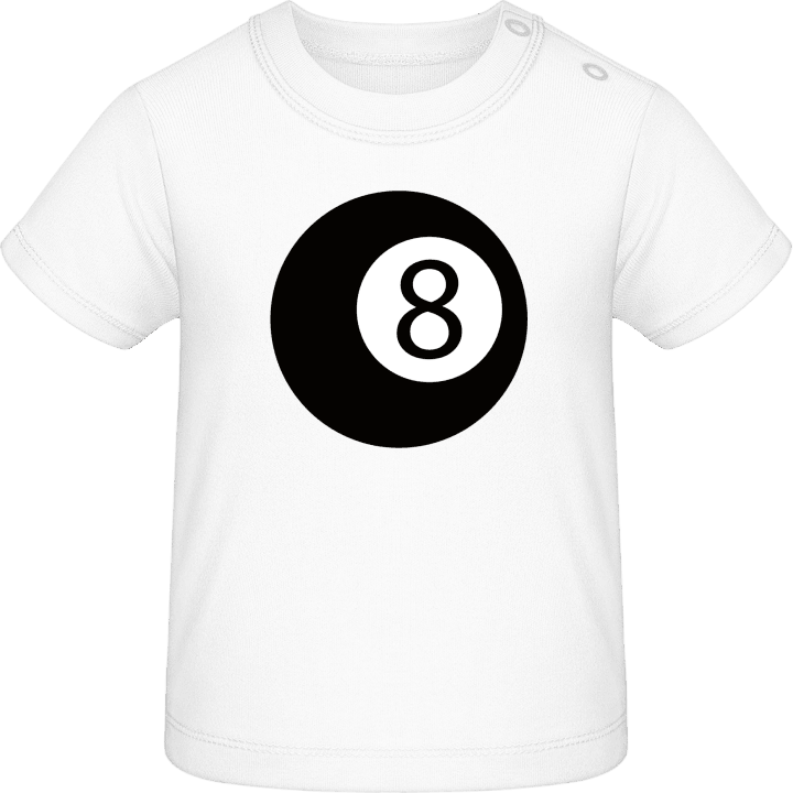 Black Eight Camiseta de bebé contain pic