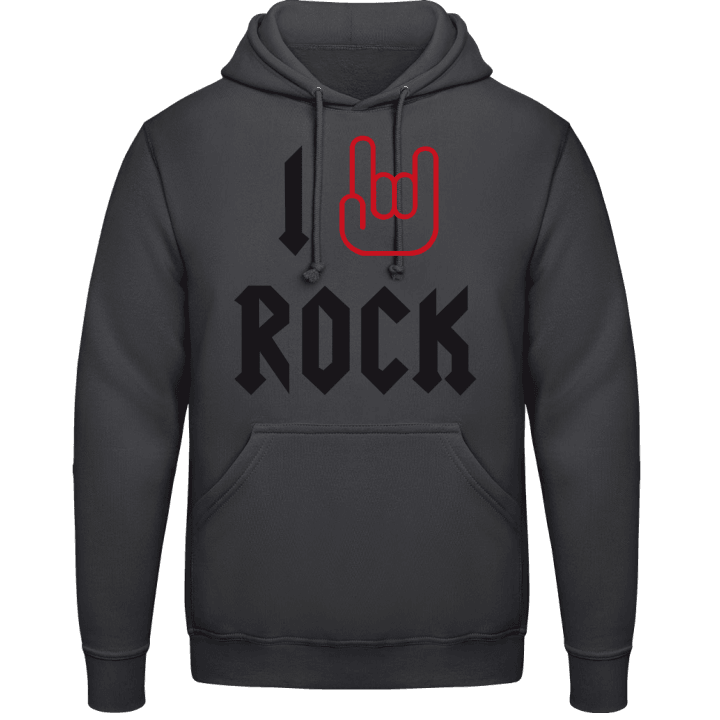 I Love Rock Hoodie contain pic