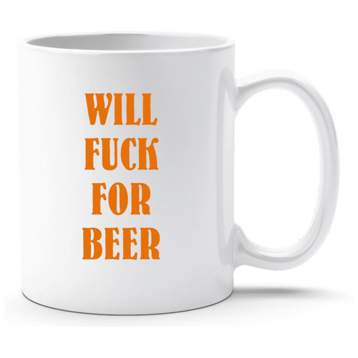 Will Fuck For Beer Taza 0 image