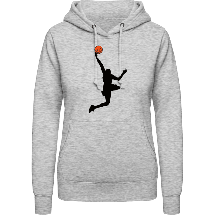 Basketball Dunk Illustration Hoodie för kvinnor contain pic