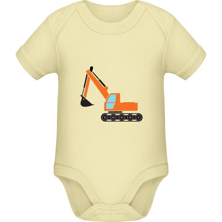 Excavator Construction Baby Romper contain pic
