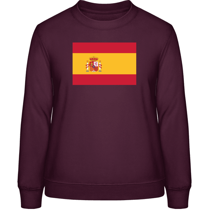Spain Flag Sweatshirt för kvinnor contain pic