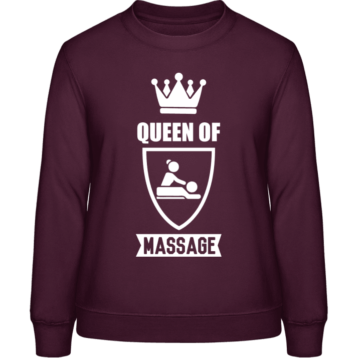 Queen Of Massage Frauen Sweatshirt contain pic