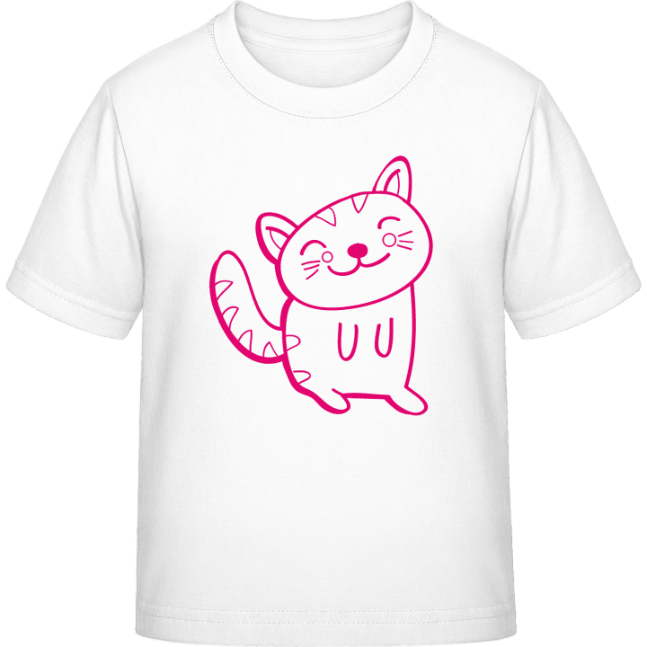 Cute Cat T-shirt til børn 0 image