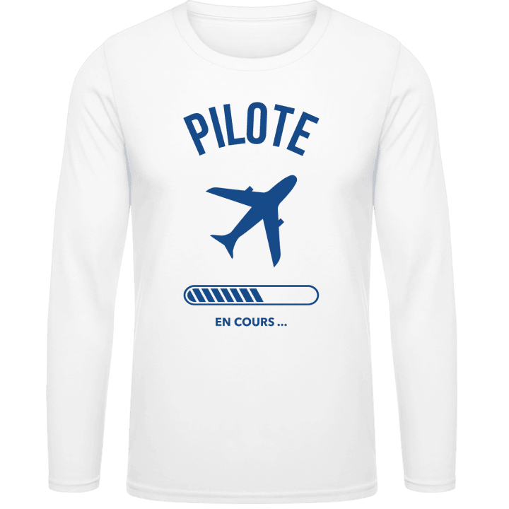 Pilote en cours T-shirt à manches longues contain pic
