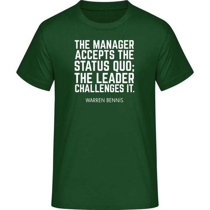The Manager Accepts The Status Quo Maglietta 0 image