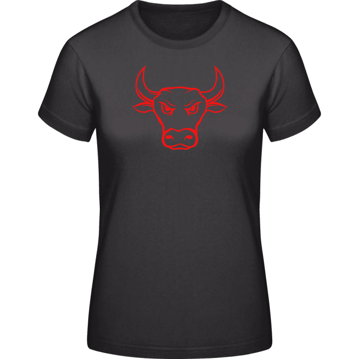 Angry Red Bull T-shirt för kvinnor 0 image