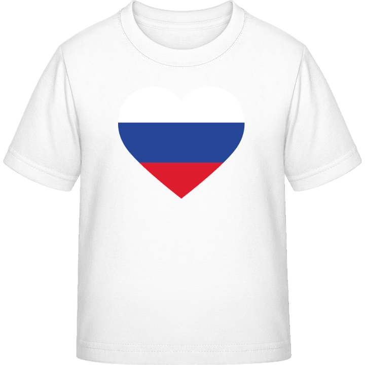 Russia Heart Flag T-skjorte for barn contain pic