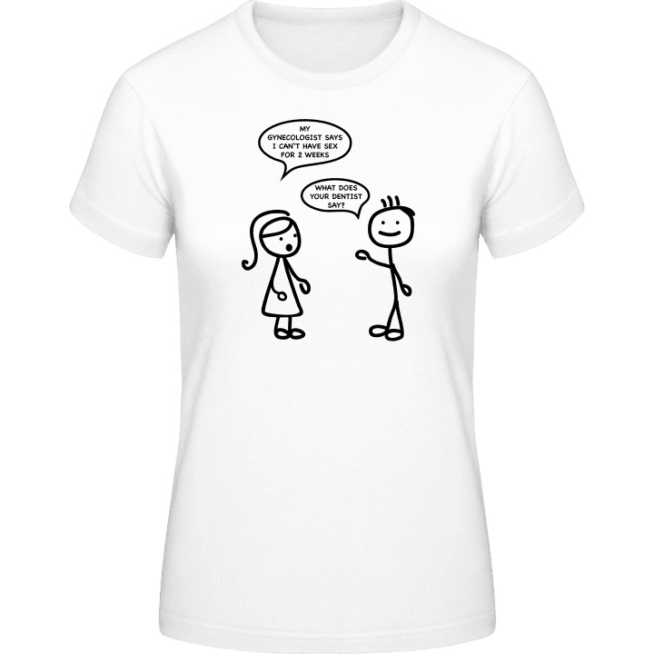 No Sex For 2 Weeks T-shirt för kvinnor contain pic