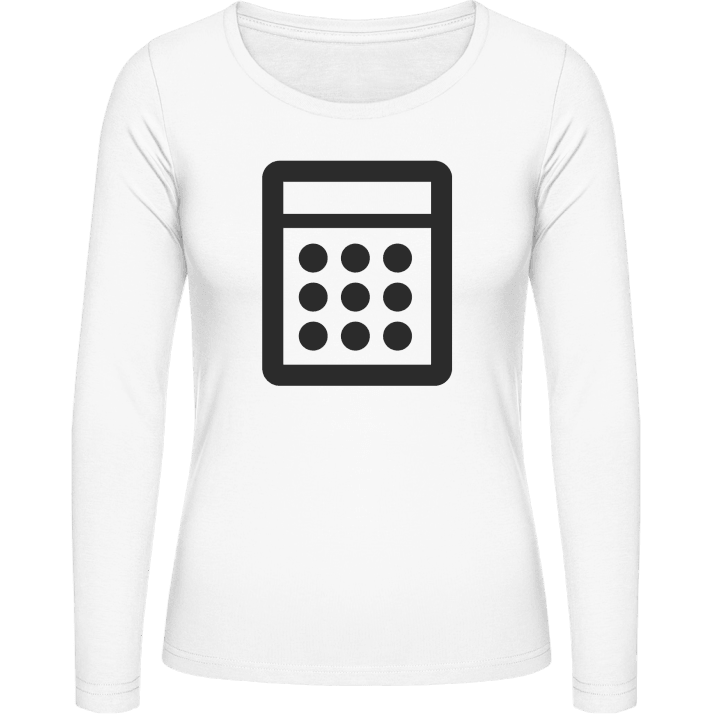 calculatrice T-shirt à manches longues pour femmes 0 image
