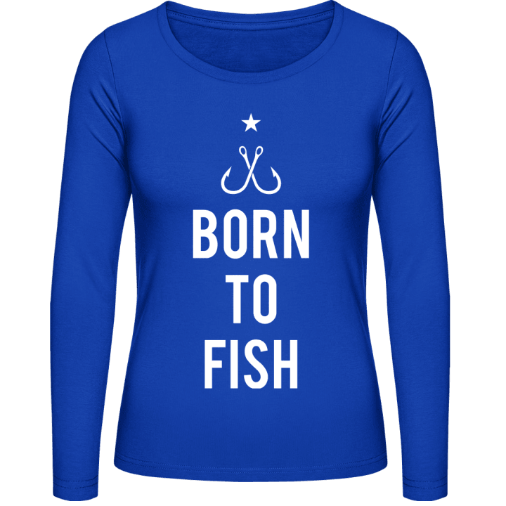 Born To Fish Simple T-shirt à manches longues pour femmes 0 image