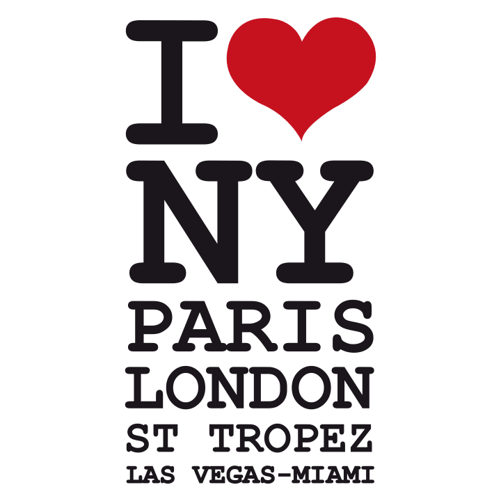 I Love NY Paris London Frauen T-Shirt 0 image